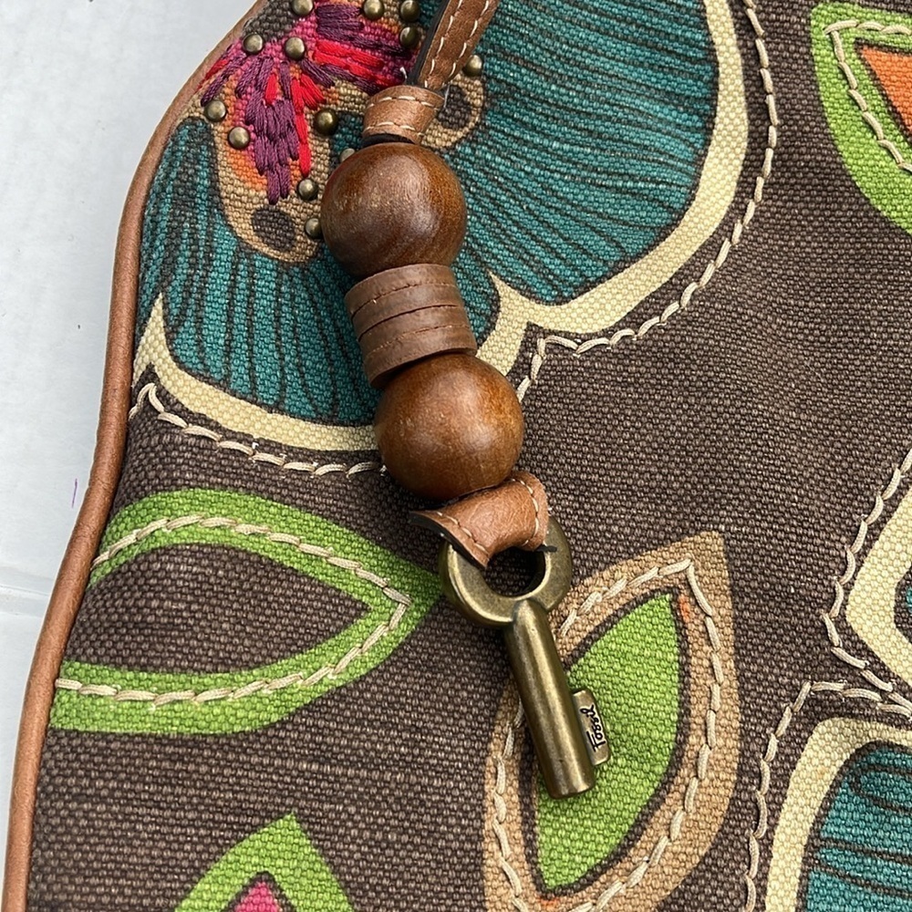 Fossil-Boho Crossbody, Authentic Flower Handbag, … - image 4